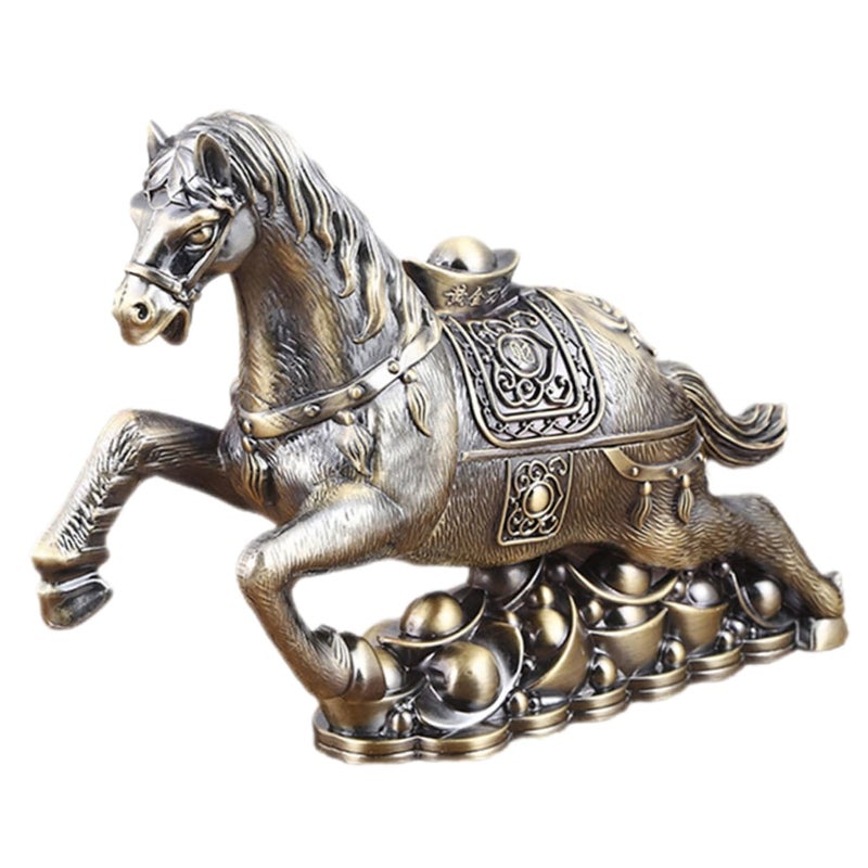 Ceramic Horse Design Ashtray With Lid For Home Office Desktop Decoration - Image 2
