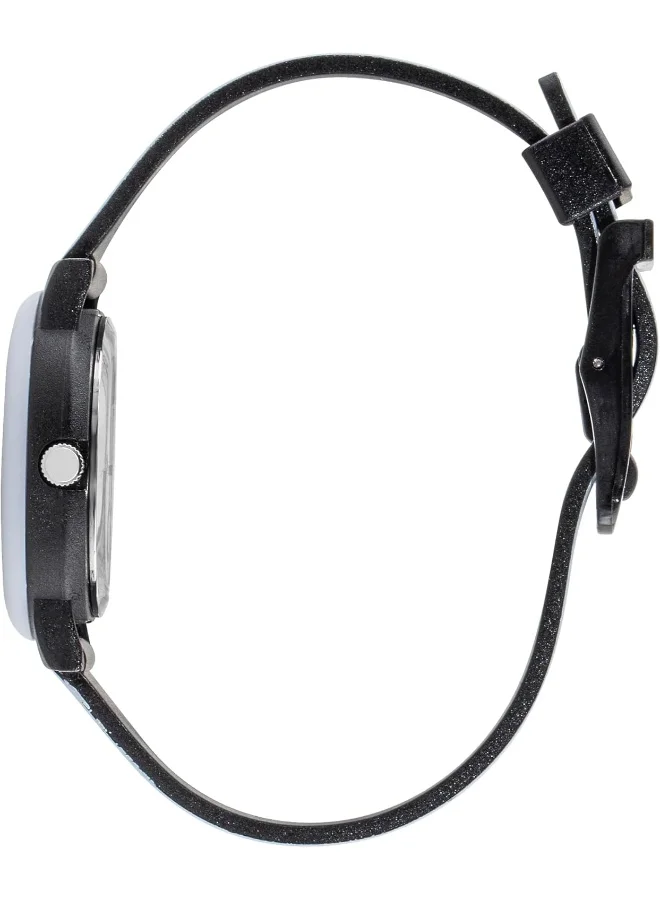 لي كوبر Lee Cooper Kids PC21S Movement Watch, Analog Display and Silicone Strap - LC.K.2.653, White