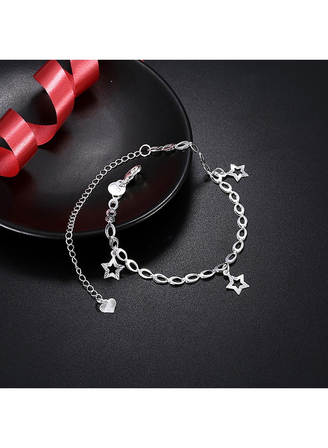 Fashion Heart Pendant Anklet Bracelet Letter Set - Image 3