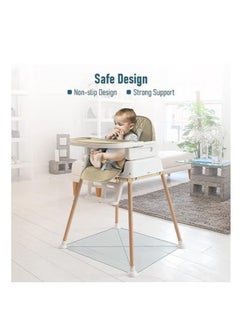 Hihonor 3 in 1 Baby & Infant Dining Chair, Baby High Chair, Foldable Dining Chair, Easy Clean Removable Cushion with Adjustable and Foldable Feet, 5-Point Safety Belt CY-74156 (Beige)  - Image 4