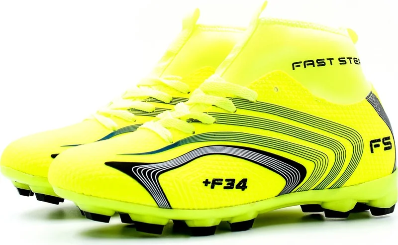 فاست ستيب High Top Sock Cleats AstroTurf Football Sports Shoes 930XA034K
