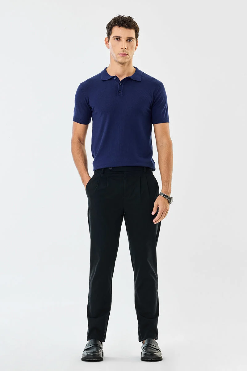 SNITCH Stretch Straight Fit Trousers