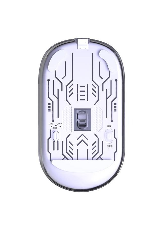 Meetion Dual Mode Wireless Transparent Mouse BTM005  - Image 5