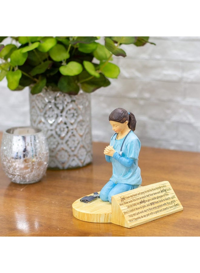 Dicksons Nurses Prayer Kneeling in Uniform 45 x 55 Resin Stone Tabletop Figurine - Image 2