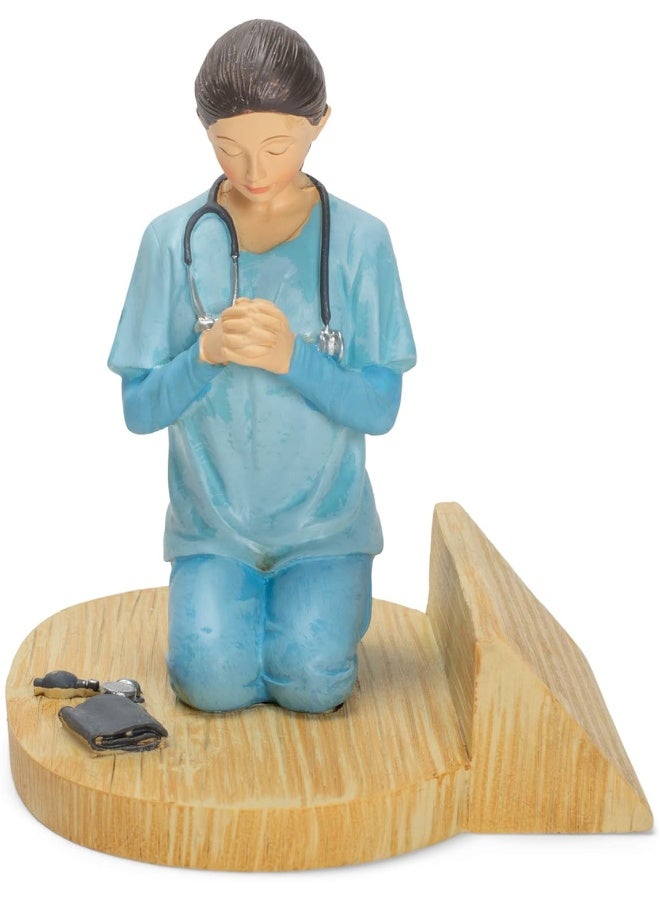 Dicksons Nurses Prayer Kneeling in Uniform 45 x 55 Resin Stone Tabletop Figurine - Image 3
