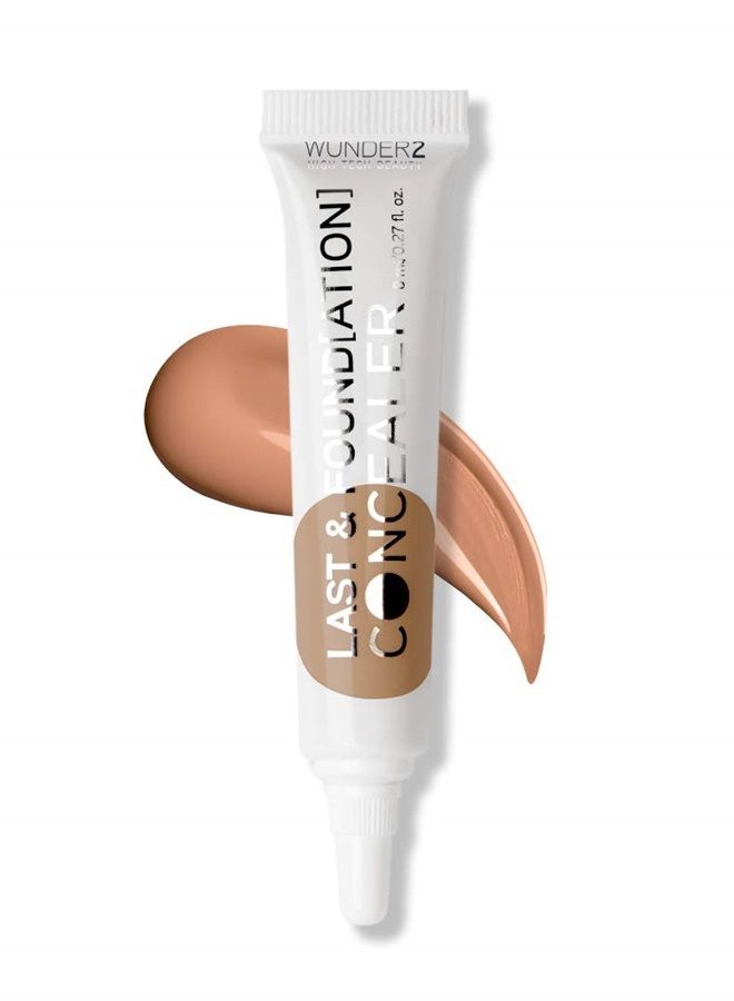Wunder2 WUNDERBROW Last & Foundation Concealer Makeup, Tan, Cruelty-Free - Image 1