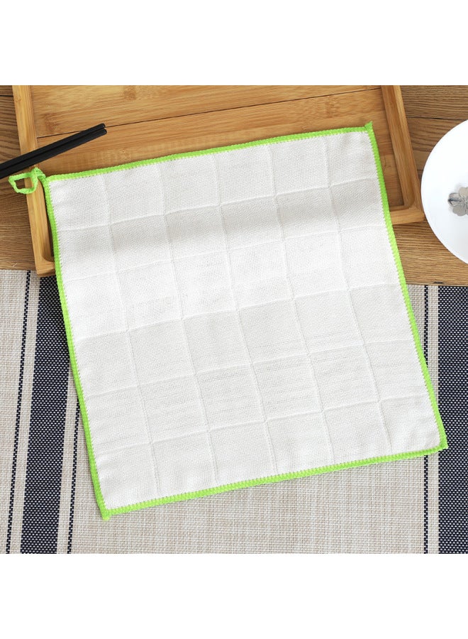 Dishwashing Towel 30*30cm Scouring Pad Dirty Bamboo Fiber Cleaning Rag Dishcloth Manufacturer