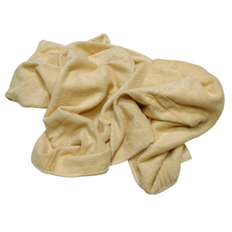 TRUEVELLI 100% Cotton Bath Towel 450 GSM (Size:Length:59 Inch X 150 cm ,Width:29 Inch X 74 cm) (Pack of 1 Piece) Skin Colour - Image 4