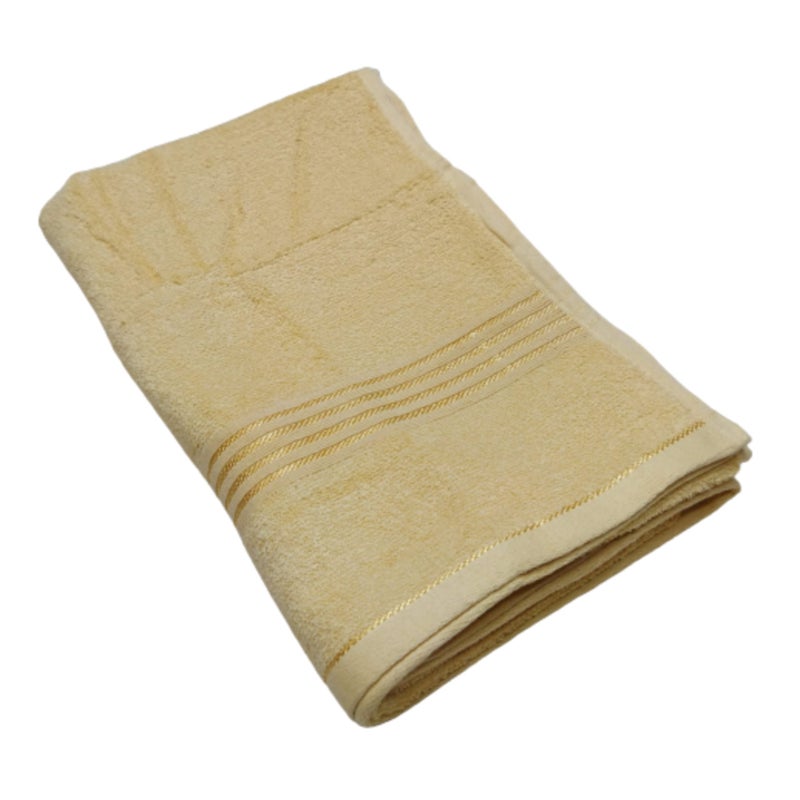 TRUEVELLI 100% Cotton Bath Towel 450 GSM (Size:Length:59 Inch X 150 cm ,Width:29 Inch X 74 cm) (Pack of 1 Piece) Skin Colour - Image 2