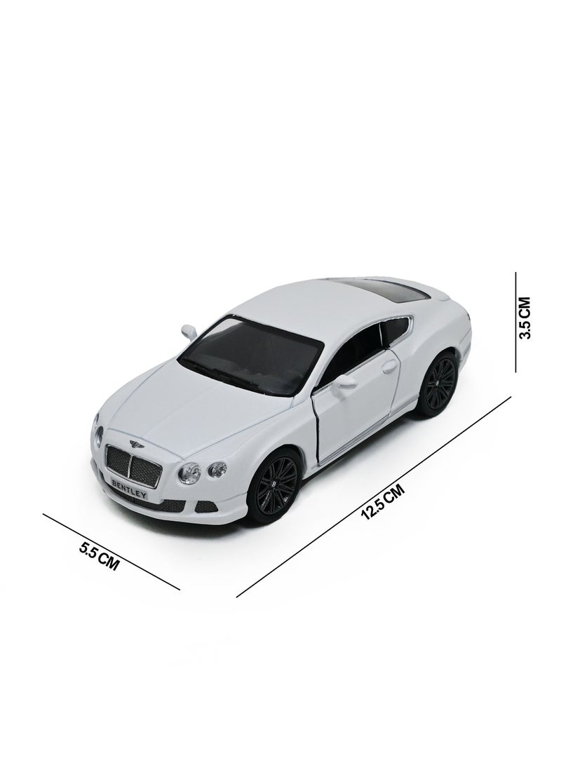 Kinsmart 2012 Bentley Continental GT Speed Car Die Cast Metal Doors Openable Pull Back Action Toy - Image 4