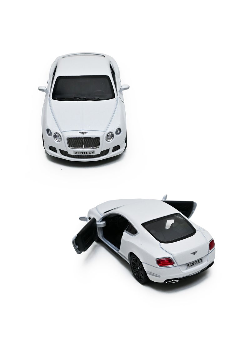 Kinsmart 2012 Bentley Continental GT Speed Car Die Cast Metal Doors Openable Pull Back Action Toy - Image 3