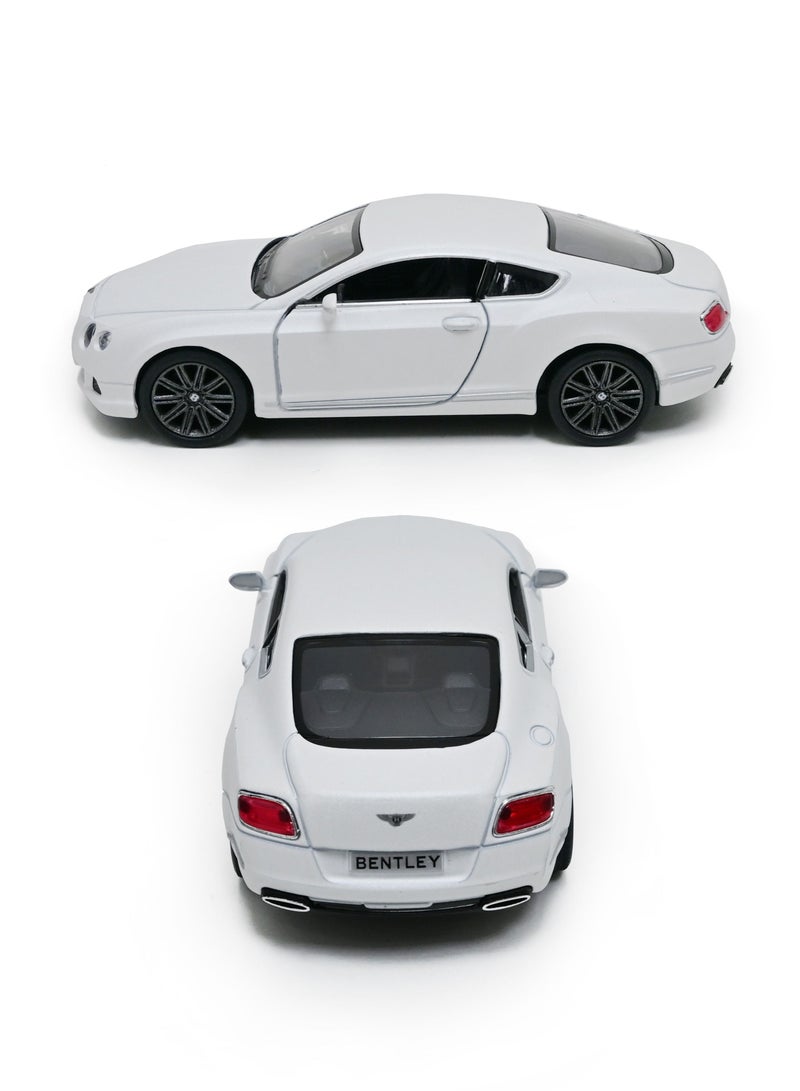 Kinsmart 2012 Bentley Continental GT Speed Car Die Cast Metal Doors Openable Pull Back Action Toy - Image 2