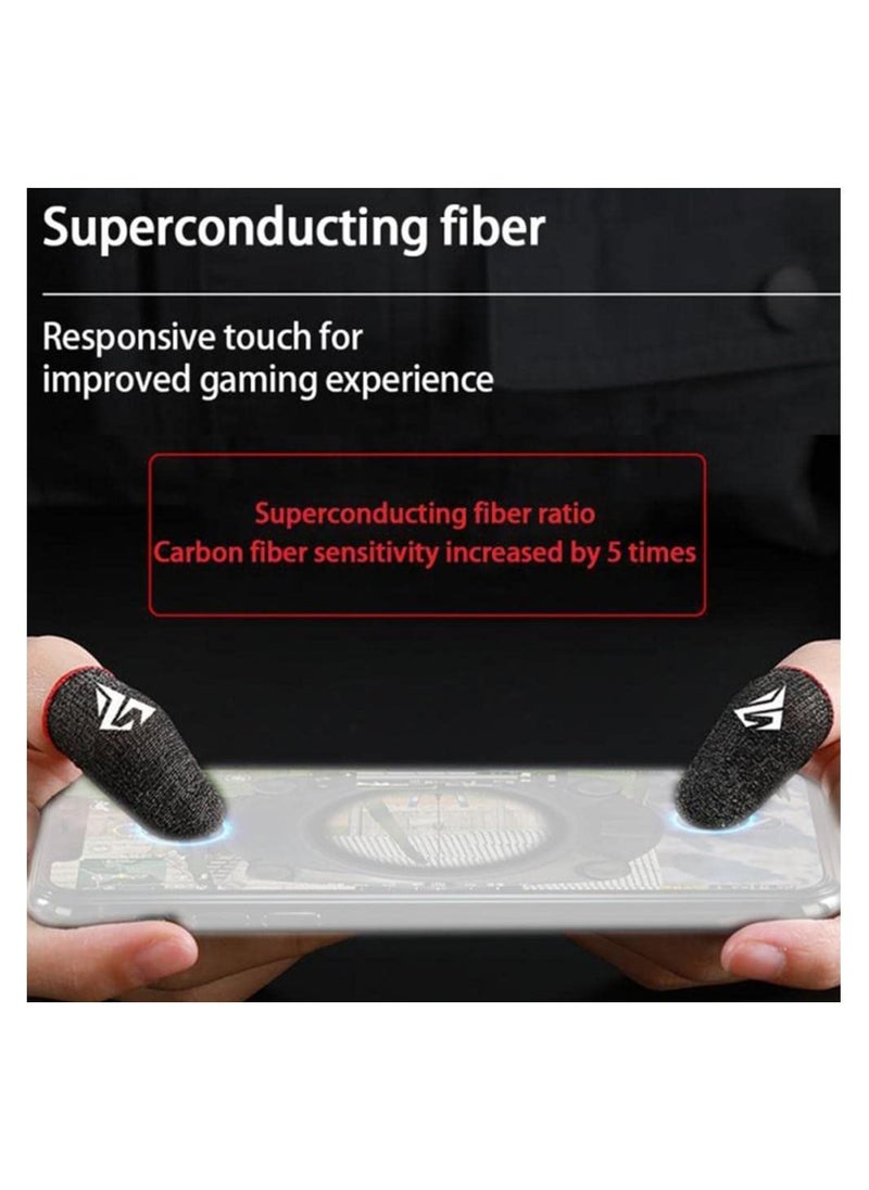 SYOSI - Mobile Game Controller Finger Sleeve Sets, Anti-Sweat Breathable Full Touch Screen Sensitive Shoot Aim Joysticks Finger Set For Pubg/Knives Out/Rules Of Survival - Image 1