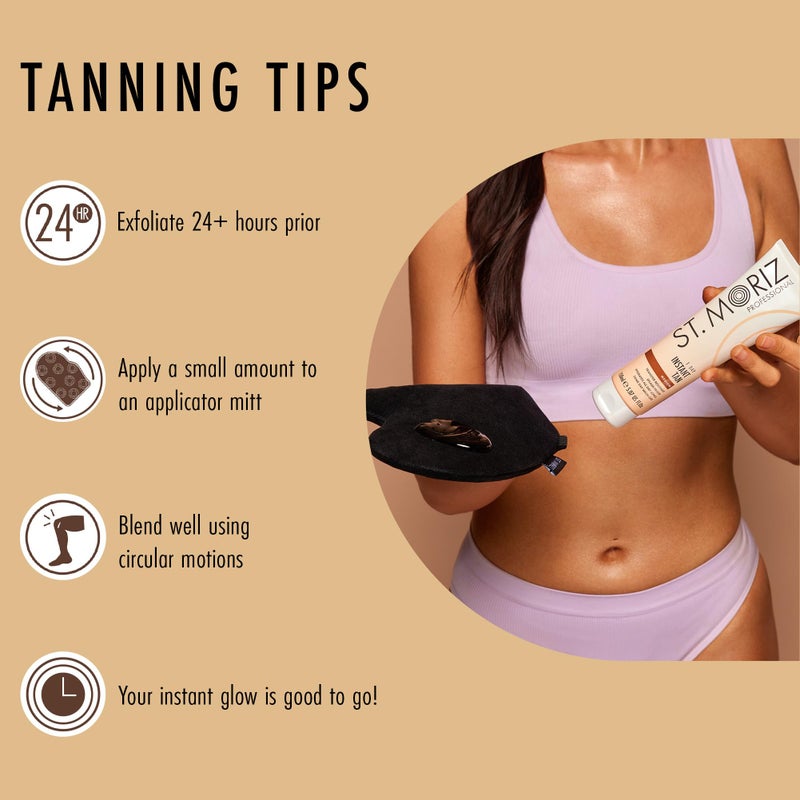 St. Moriz Professional Medium Instant Tan â€“ 1 Day Wash-Off Fake Tan Lotion with Aloe Vera & Vitamin E â€“ Fast-Drying, Transfer-Resistant, Vegan, 150ml - Image 5