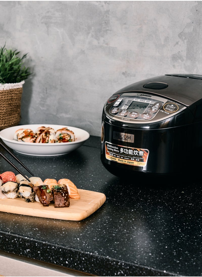 Zojirushi - Electronic Rice cooker/ warmer 1.0 ltr Metallic black - Image 1