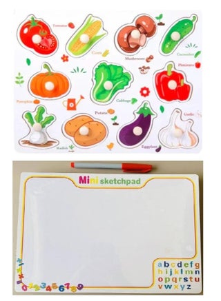 Vegetable Shape Puzzles Wooden Board Toys for Kid Toddlers Boy Girls - pzsku/Z8246702718EDC62B4A8BZ/45/1748958102/10b9020d-79a5-43eb-9898-ecc620788adc