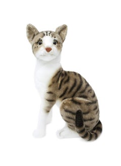 فياهارت دمية محشوة على شكل قطة أمريكية قصيرة الشعر من إنتاج Tigerhart Toys مقاس 14 بوصة  - Image 1