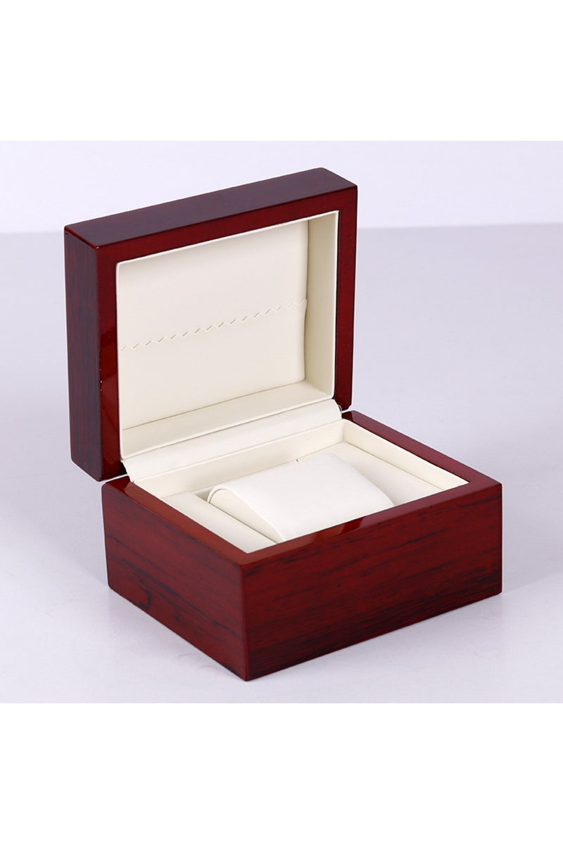 صندوق ساعات خشبي فاخر بفتحة واحدة، منظم ساعات من 1/2/3/5/6/10/12 خانة، صناديق خشبية لحفظ الساعات بست فتحات