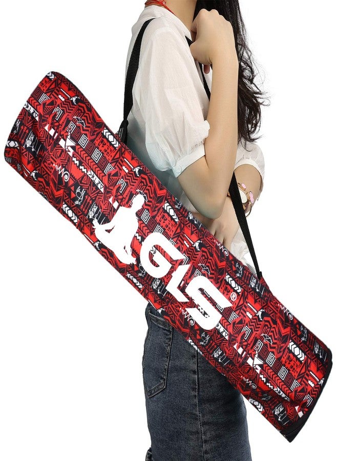 GLS Y-30 Printed Yoga MAT Cover with PU Fabric and Front Pocket - Image 1
