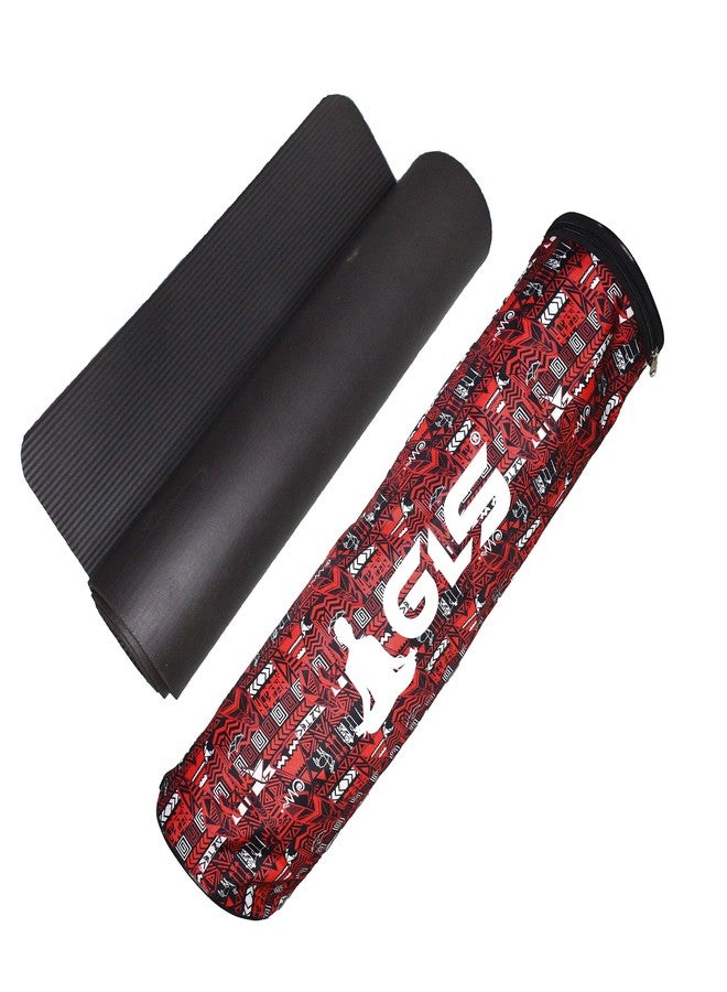 GLS Y-30 Printed Yoga MAT Cover with PU Fabric and Front Pocket - Image 4