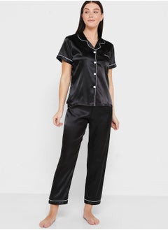 ELLA Pyjama Set With Contrast Trims  - Image 5