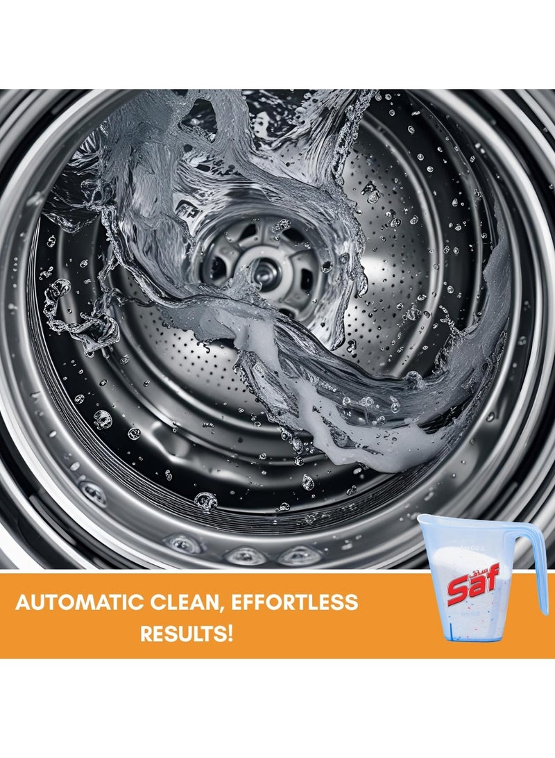 اس اي اف مسحوق غسيل - برائحة البرتقال، عبوة كبيرة بحجم 15 كجم - إزالة قوية للبقع ورائحة منعشة - مناسب للغسيل اليدوي وفي الغسالة - Image 5