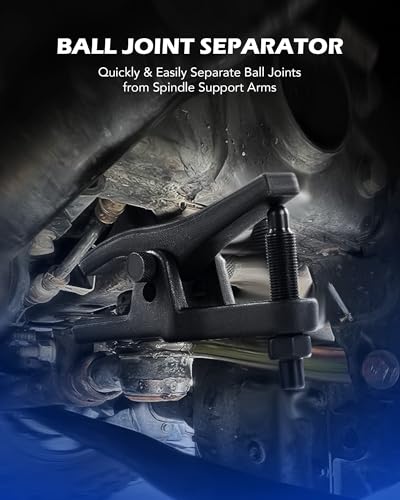 Orion Motor Tech Ball Joint Separator Ball Joint Removal Tool for Separating Ball Joints Arms Tie Rods on Most Cars and Light Trucks Ball Joint Puller and Extractor with 12 Socket - Image 3