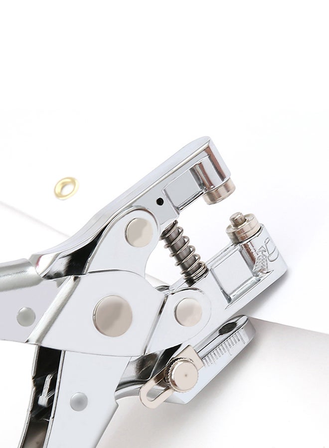 101-Piece Eyelet Grommet Pliers Kit Silver - Image 3