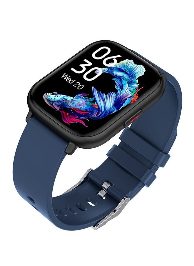 JOYFOCUS - 1.85 Inch TFT High Definition Bluetooth Smartwatch HD BT call makes With GPS Blue - Image 1