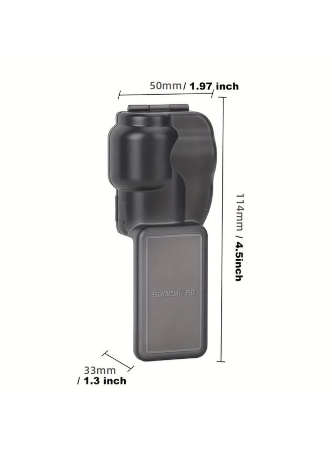 Black Flip Open Protection Case Cover for DJI Osmo Pocket 3 Camera Lens - Image 3