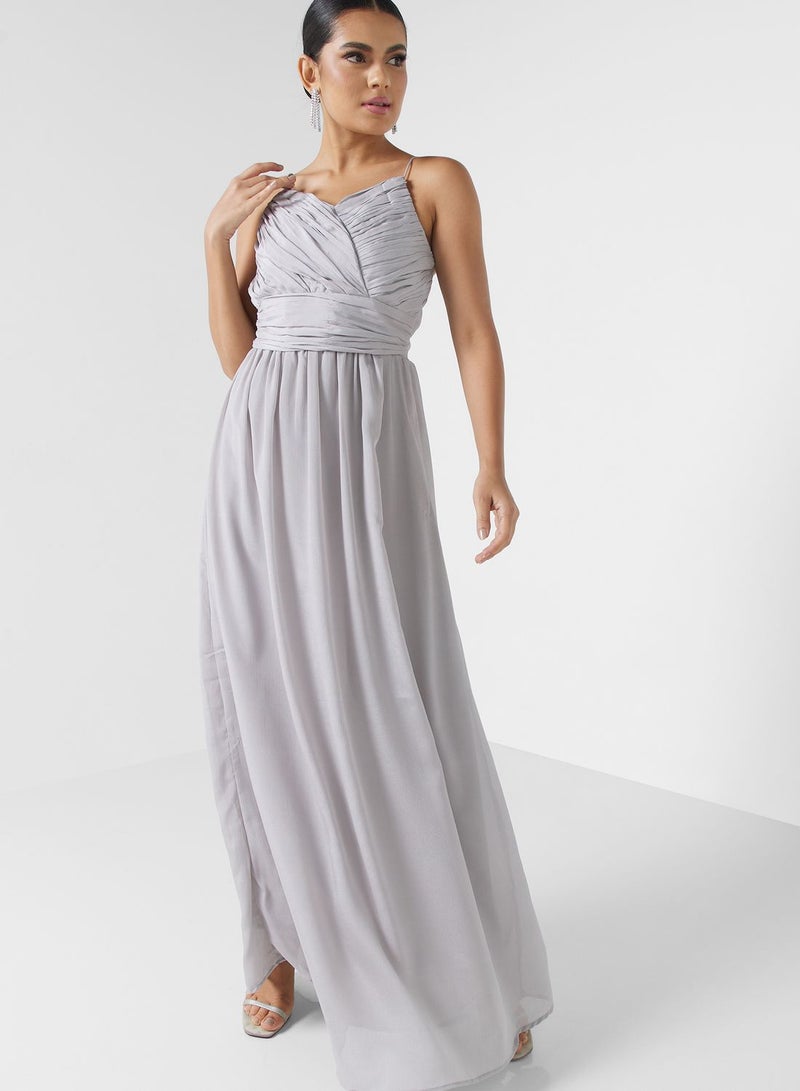 Ella Limited Edition - Strappy Dress With Ruched Detail - Image 1