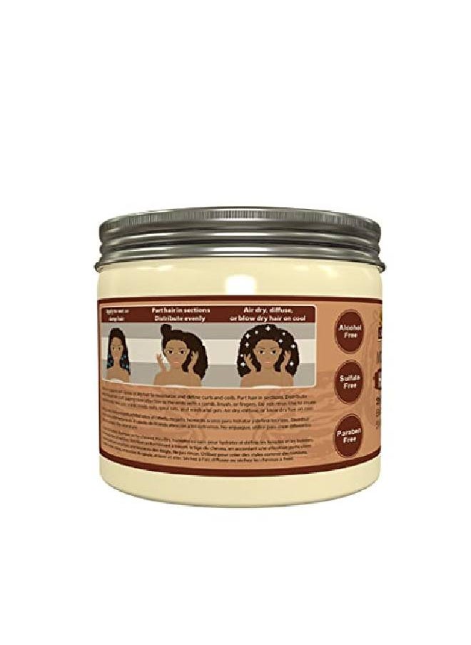 OKAY Black Jamaican Castor Oil Moisture & Curling Hair Sorbet White 17 Ounces  - Image 3