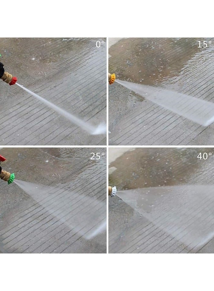 Generic High Pressure Washer Gun,3000 PSI Max with 5 Color Quick Connect Nozzles M22 Hose Connector 3.0 TIP - Image 5