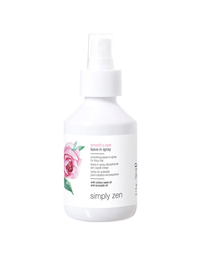 Simply Zen Smooth & Care Spray 150ml – Instant Leave-In Softness for Rough Hair, Thermal Protection, Lightweight Mist for Humidity Relief 150ml - Image 1
