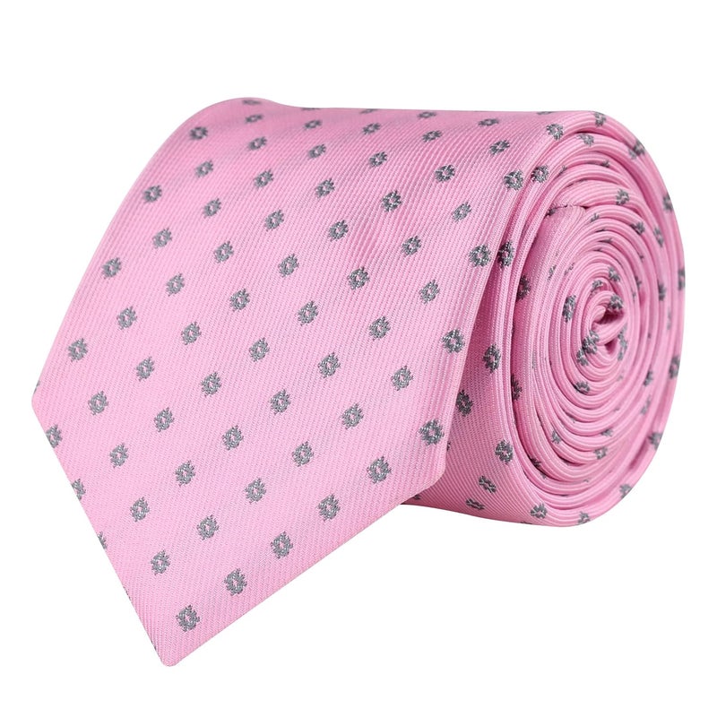 Kovove Kavove Classy Polka Dot Cyan Necktie For Men - Image 2