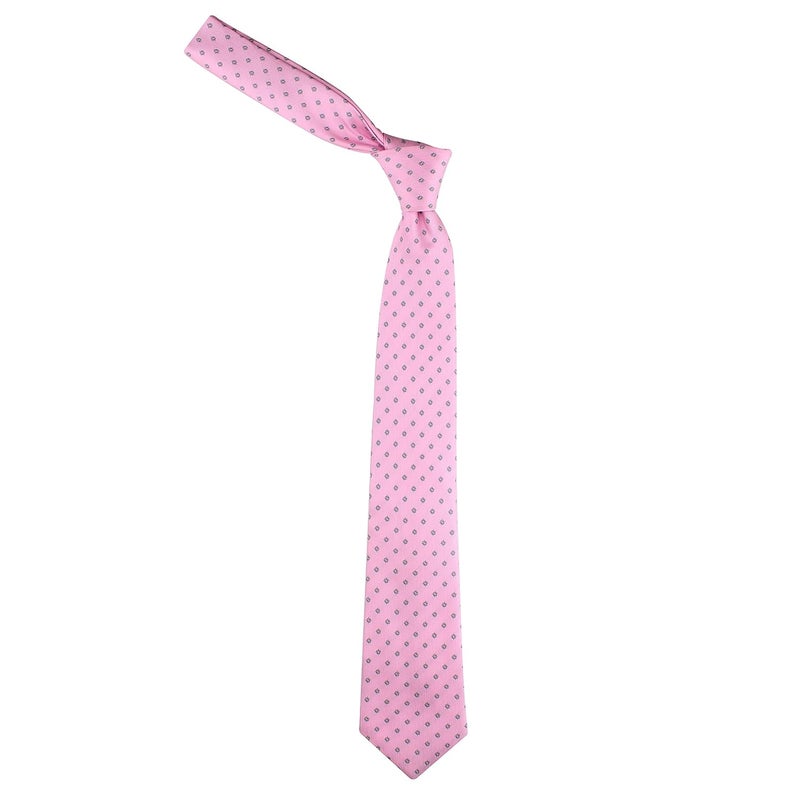 Kovove Kavove Classy Polka Dot Cyan Necktie For Men - Image 5