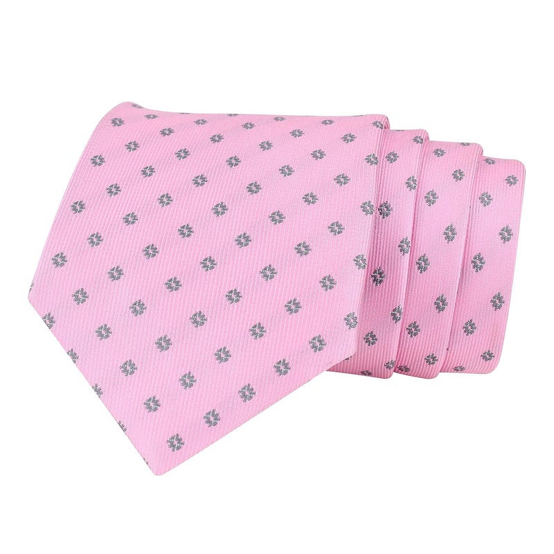 Kovove Kavove Classy Polka Dot Cyan Necktie For Men - Image 1