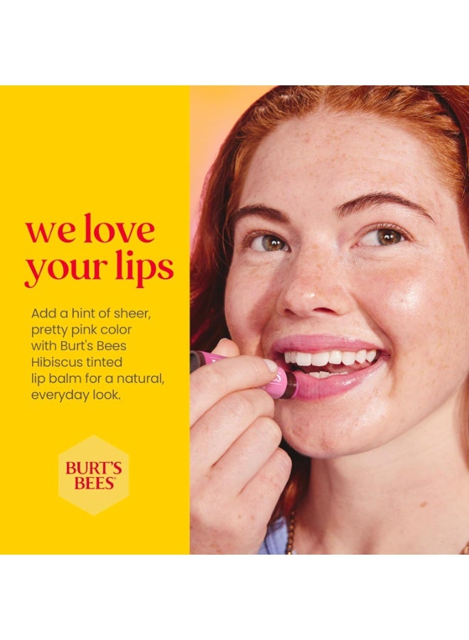 Burt's Bees Lip Balm, Crème Finish, 0.15Oz - Rose - Image 5