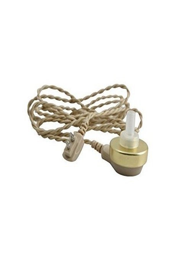 SSS Beige Standard 2 Pin Cable Wire & Receiver Hearing Aids Accessory for SIEMENS/Axon/Auditech Pocket Model Hearing Aid - Image 1