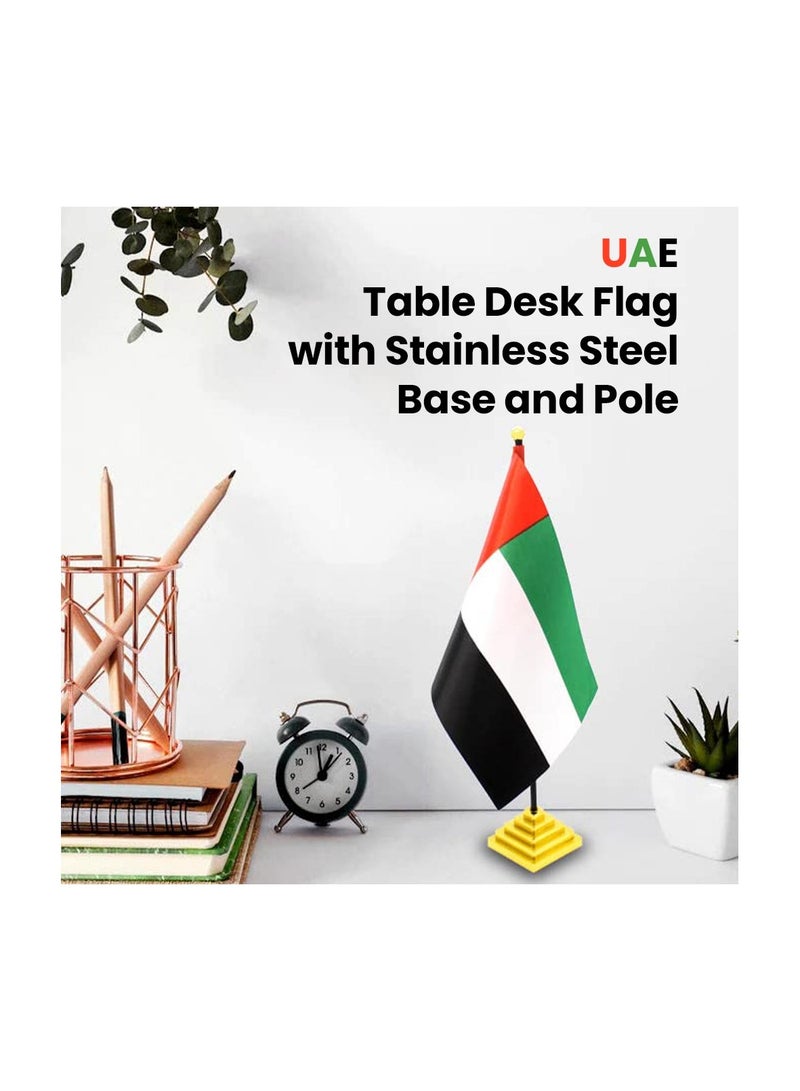UAE Celebration Day Pack Of 5 Combo Gift Set-Includes Cotton Bag,Scarf,Table Flag,Water Flask Bottle,Stylish Cap-Perfect For UAE Celebration Day - Image 5