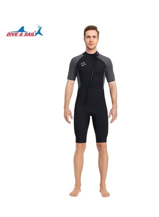 Short-sleeved Wetsuit Snorkeling Swimsuit Grey - pzsku/Z82474B53B2E70EB3D80AZ/45/_/1688928460/230bc973-4c4a-4eff-b90f-c19109d6321d