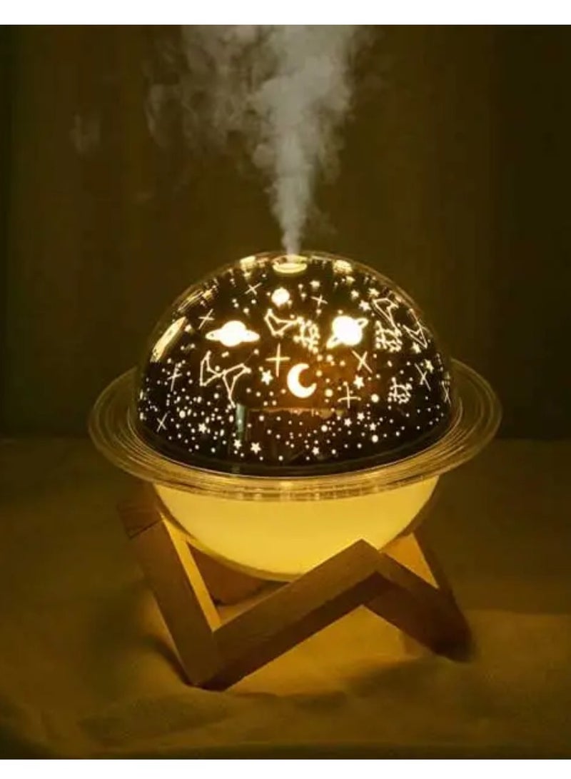 DIGI CORE projector lamp Humidifier Ocean projector Night light Bedroom Air Essential Oil Humidifier Mini Air Humidifier Air Moistener At night Earth Quality - Image 1