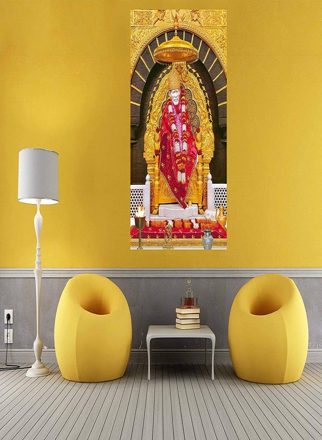 Sai Amrut Gifts Shirdi Baba Wall Poster Without Frame for Home Decor & Other Purposes (Multi Colour & Sizes Available) (30x40 inch, Shirdi -2) - Image 2