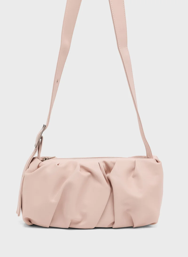 Ginger Scrunched Crossbody Bag