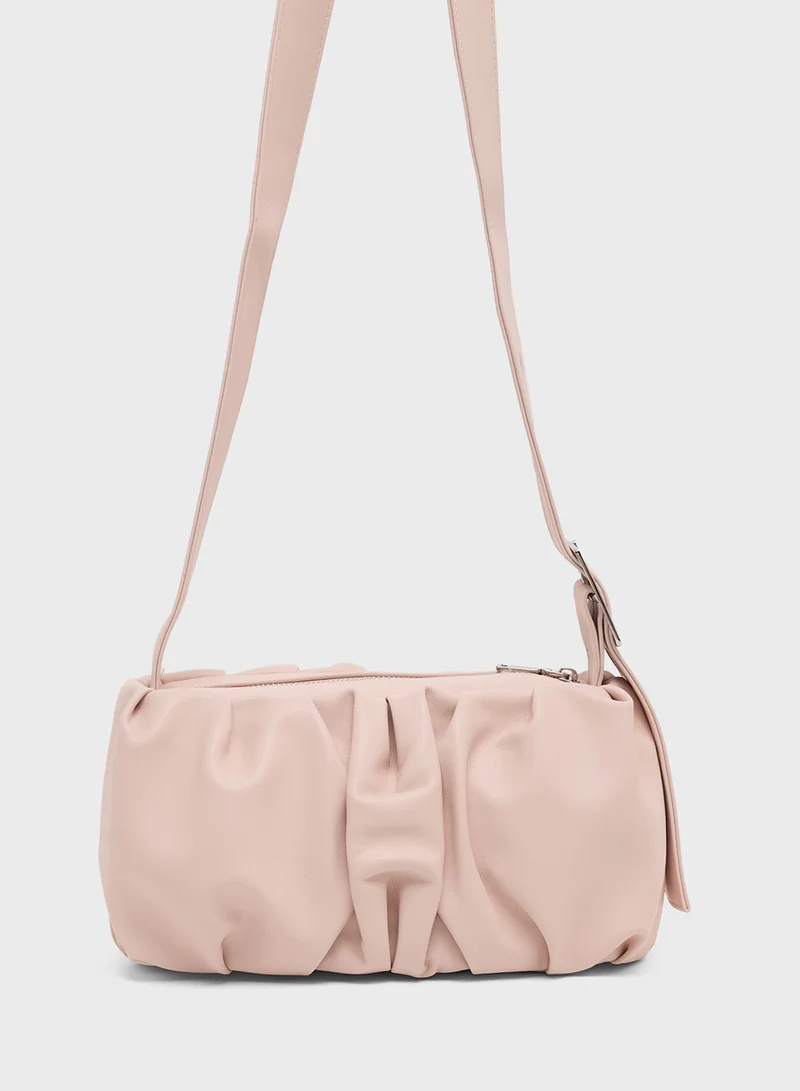 Ginger Scrunched Crossbody Bag