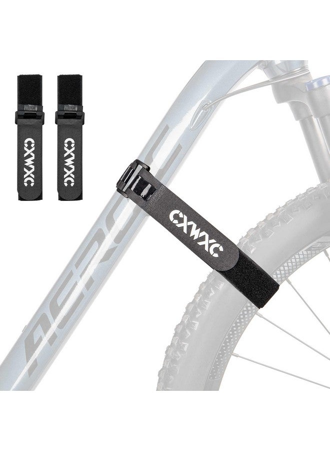 CXWXC Bike Rack Straps - 2 PCS Adjustable Bike Wheel Stabilizer Strap with Hook and Loop for Car and Wall Mount for Transportation and Storage (Straps 2PCS) - Image 1