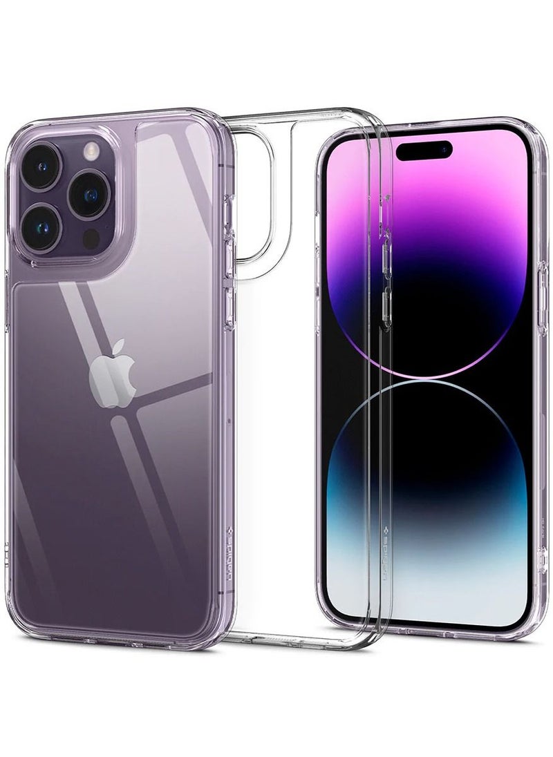 Spigen Quartz Hybrid iPhone 14 Pro Case Cover - Crystal Clear 