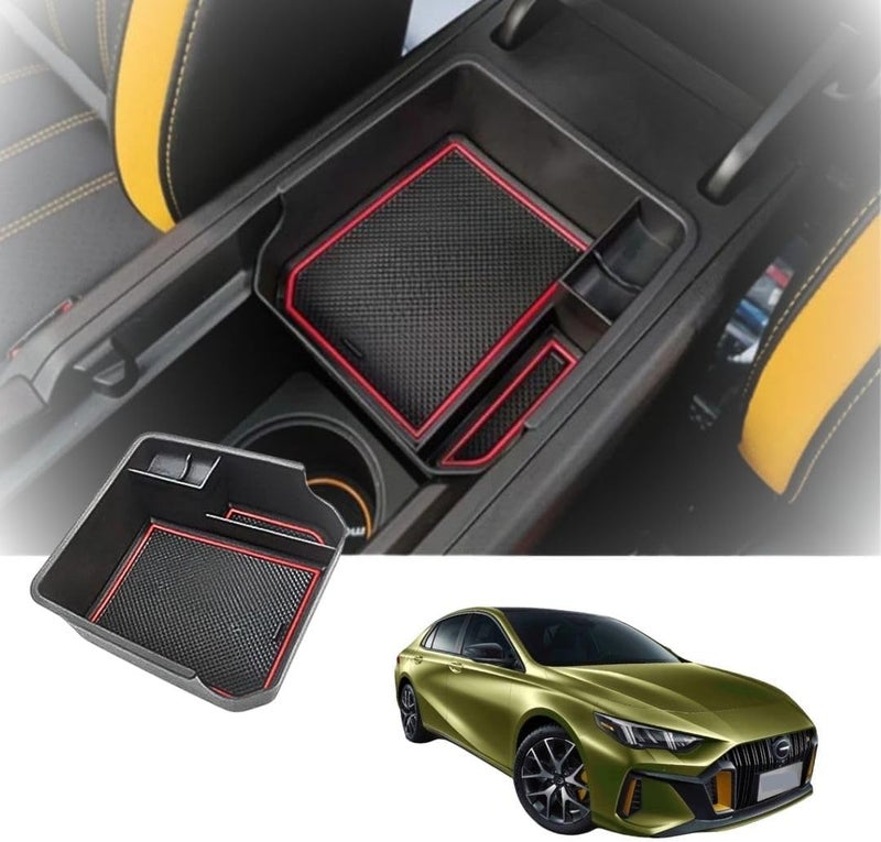 TRX AUTO Center Armrest Console Organizer for GAC Empow 2021-2024 | Storage Box Tray | Car Interior Accessories - Image 1