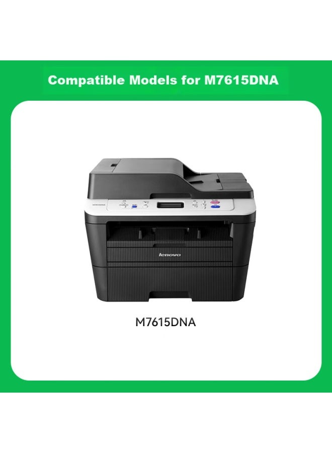 Caijin Compatible With Lenovo M7615dna Toner Cartridge, M7615dna Printer Toner, Easy-to Cartridge, Drum Rack Set, Drum Unit All-in Laser Multifunction Toner, Lenovo 7615dna Toner Cartridge - Image 2