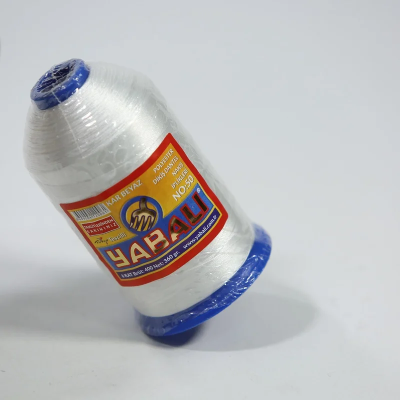ستايل Yabalı Lace and Needle Thread / No: 50 400 gr Snow White